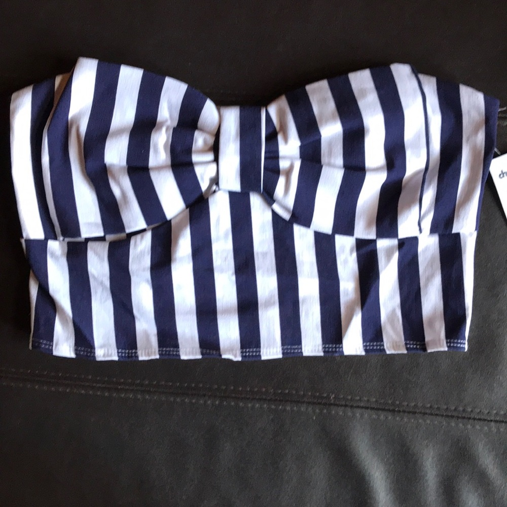 Striped crop top